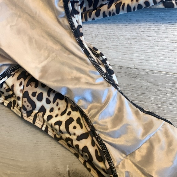 VICTORIA'S SECRET TANKINI TOP PUSH~UP BIKINI set ANIMAL PRINT MULTI COLOR size M - Picture 9 of 10